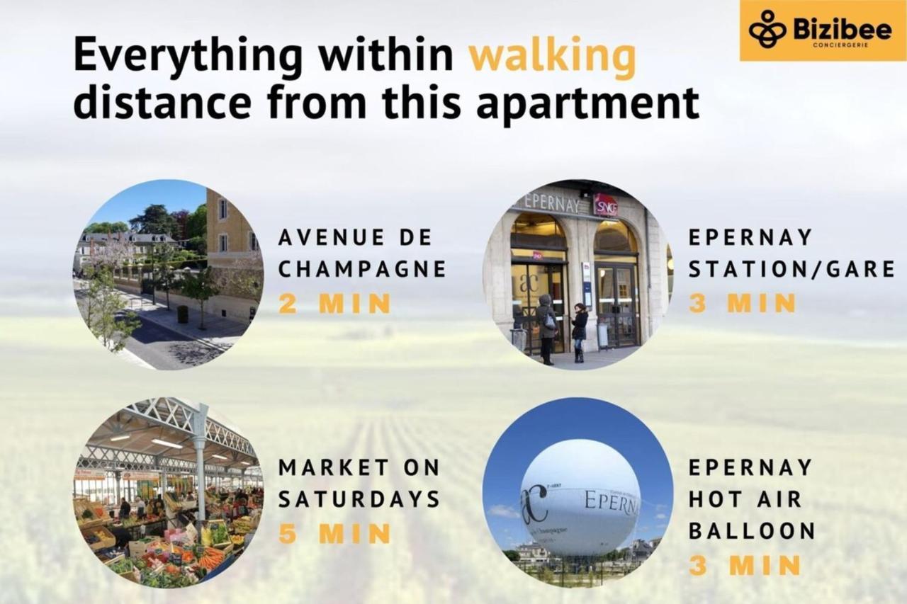Apartmán Bouchon Pour 4 Avenue De Champagne A 3 Minutes Épernay Exteriér fotografie